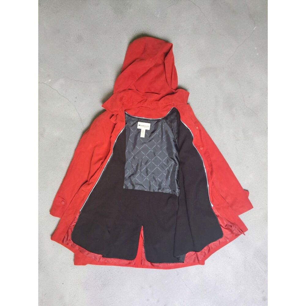 Appleseed's Red Hooded Coat Jacket Removable Liner and Hood - Plus Size 3X